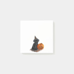 Personalisiert Funny Halloween Cat Pumpkin Cartoon Post-it Klebezettel