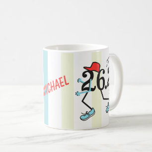 PERSONALISIERT Funny Marathon 26.2 © Geschenk für  Kaffeetasse