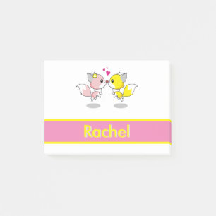 Personalisiert Funny Niedlich Fox Post-it Klebezettel