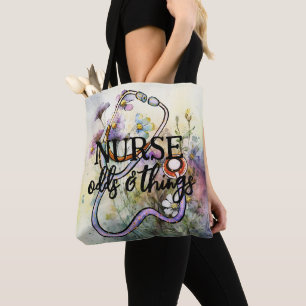 Personalisiert Funny Nurse Floral Stethoscope Boho