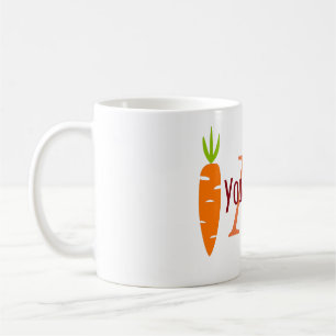 Personalisiert Funny Veggie Carrot Lover Tasse