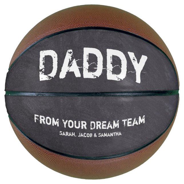 Personalisiert für Daddy, aus Team Basketball (Vorderseite)