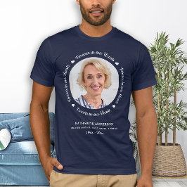 Personalisiert für immer in unserem Foto der Herze T-Shirt