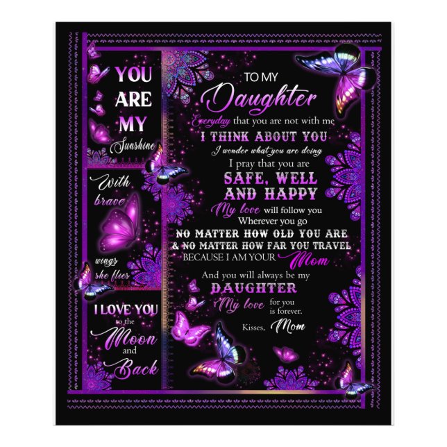 Personalisiert für meine Tochter aus dem Schmetter Fotodruck (Vorne)