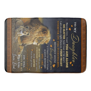 Personalisiert für meine Tochter aus dem Vater, Badematte