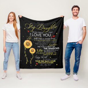 Personalisiert für meine Tochter von Vater Gesche Fleecedecke