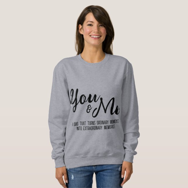 Personalisiert für sie sweatshirt (Vorne ganz)