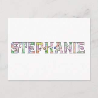 Personalisiert für Stephanie Postkarte