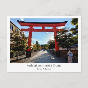 Personalisiert, Fushimi Inari-Taisha-Schrein, Japa Postkarte