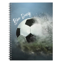 Personalisiert-Fußball-Ball-Notebook Notizblock