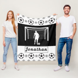 Personalisiert Fußball Goalie Goalkeeper Football  Fleecedecke