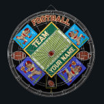 Personalisiert Fußball IHRE FOTOS Dartscheibe<br><div class="desc">Ein phantastisches Baseball inspirierte Dartboard. Enthält ein benutzerdefiniertes Baseball-Logo mit vier austauschbaren IHREN FOTO-Sektionen. Ideal,  um Teamleague Fotos hinzuzufügen und sportliche Erinnerungen auf einzigartige Weise zu bewahren. Vollständig anpassbar! Viel Spaß!</div>