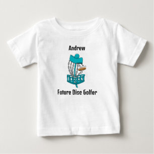 Personalisiert Future Disk Golfer Baby T-shirt