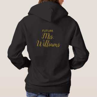 Personalisiert Future Mrs Bride Gift Custom Fiance Hoodie