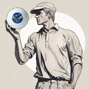 Personalisiert G.O.A.T. Titleist 2023 Pro V1 Golfball