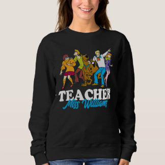 Personalisiert | Ganze Gang 13 Mystery Inc Lehrer Sweatshirt