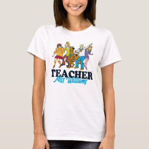 Personalisiert Ganze Gang 13 Mystery Inc Lehrer T-Shirt