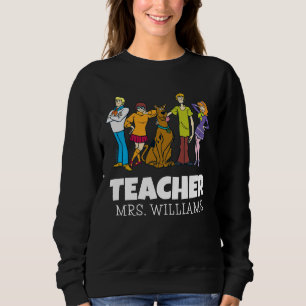 Personalisiert Ganze Gang 14 Mystery Inc Lehrer Sweatshirt
