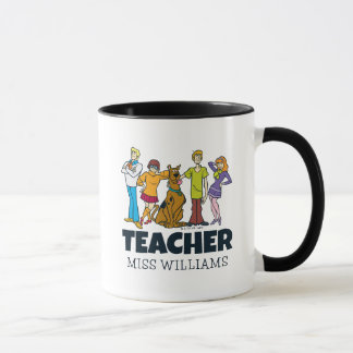 Personalisiert | Ganze Gang 14 Mystery Inc Lehrer Tasse