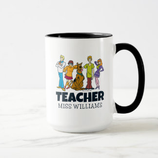 Personalisiert | Ganze Gang 14 Mystery Inc Lehrer Tasse