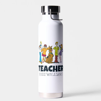 Personalisiert | Ganze Gang 14 Mystery Inc Lehrer Trinkflasche