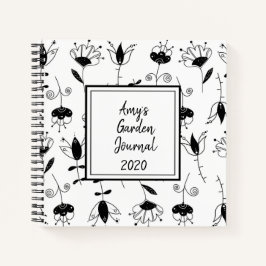 Personalisiert Garden Journal Notizbuch