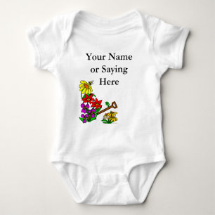 Personalisiert Gardener Sprichwort Baby Strampler