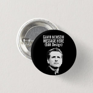 Personalisiert Gavin Newsom Button