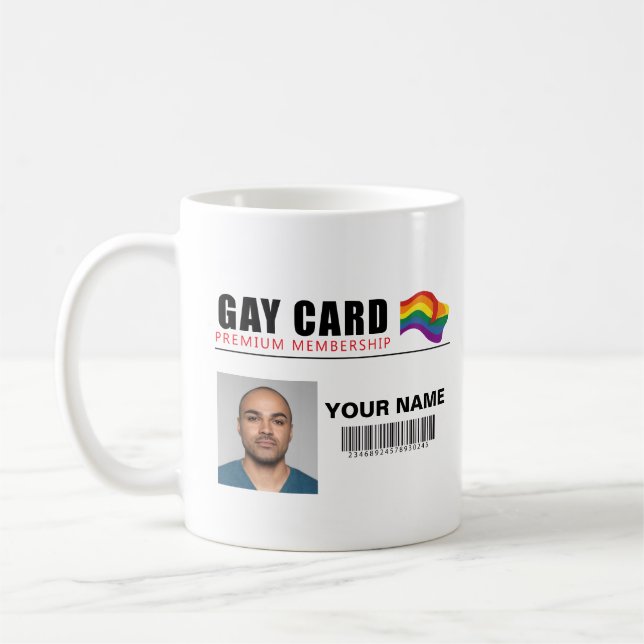 Personalisiert Gay Tasse Funny Gift Joke Gay Ident (Links)