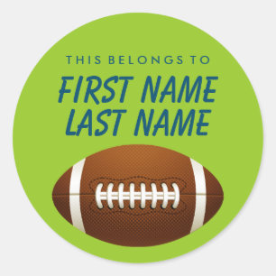 Personalisiert gehört dies zum Aufkleber - Fußball