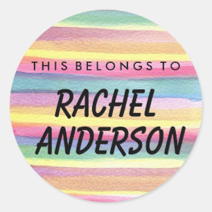 Personalisiert gehört dies zum runden Aufkleber