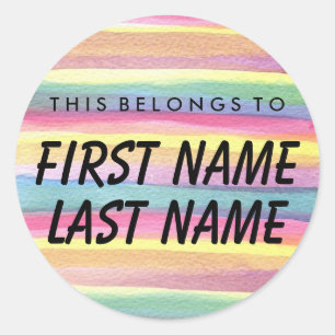 Personalisiert gehört dies zum runden Aufkleber