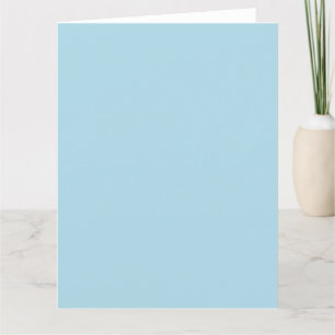 Personalisiert geklappt dank Card-Light Blue Dankeskarte