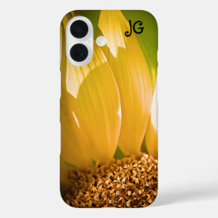 Personalisiert Gelbe Sonnenblume Apple iPhone Case