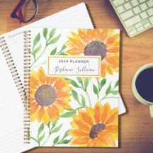 Personalisiert Gelbe Sonnenblumen