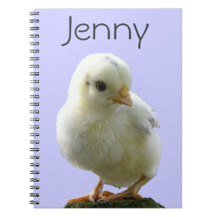 Personalisiert-Gelbes-Chick-Notebook Notizblock