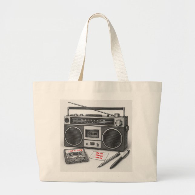 Personalisiert Gen X Mixtape Tasche (Vorne)