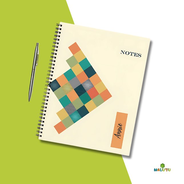 Personalisiert Geometrisches Notebook - Zurück zur Notizbuch (Von Creator hochgeladen)