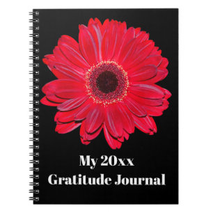 Personalisiert Gerbera Daisy Journal-Notebook Notizblock