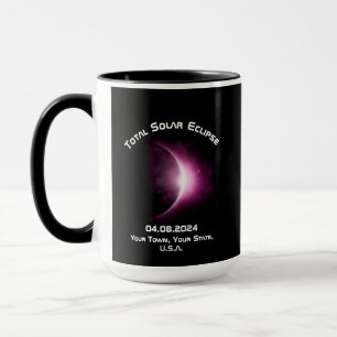 Personalisiert GESAMTSOLAR ECLIPSE-Tasse 2024 Tasse