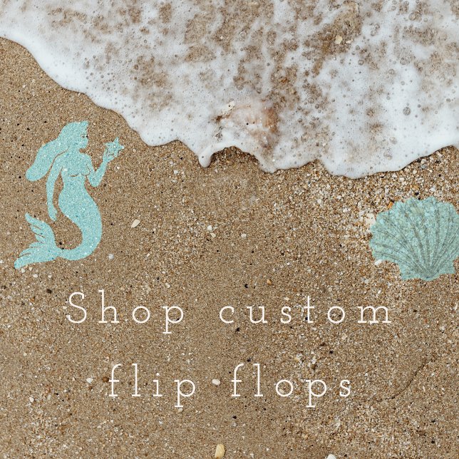 personalisiert, Geschenk für sie, Strand, Geburtst Flip Flops (Von Creator hochgeladen)