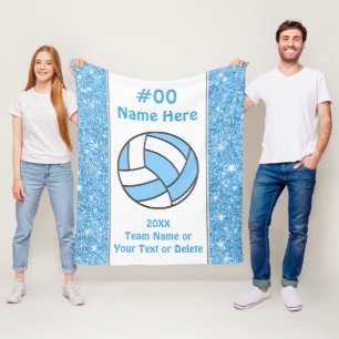 Personalisiert, Geschenke für Volleyball-Liebhabe Fleecedecke