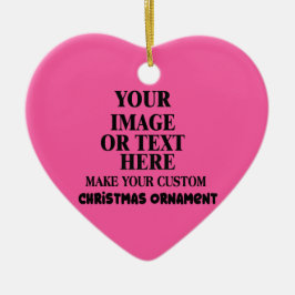 Personalisiert gestalten Sie Ihr eigenes Weihnacht Keramik Ornament