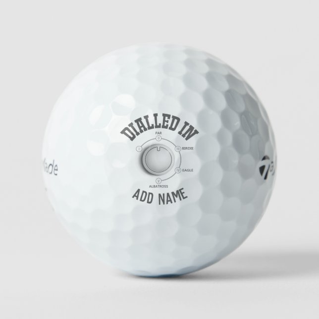 Personalisiert gewählt in Taylor Made TP5 Golfbäll Golfball (Vorderseite)