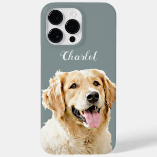 Personalisiert Gezeichnet Golden Retriever Hund Case-Mate iPhone 14 Pro Max Hülle