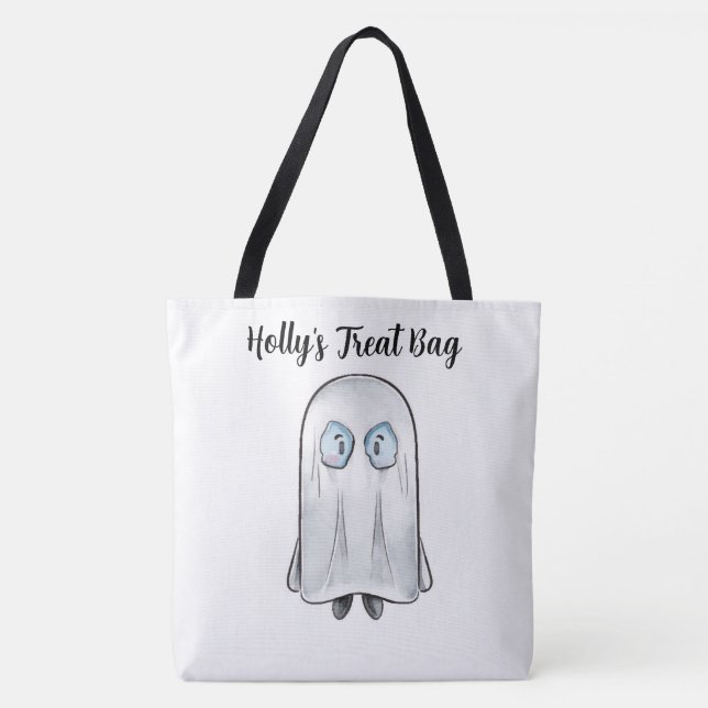 Personalisiert Ghost-Leckerei Tote-Tasche (Vorderseite)