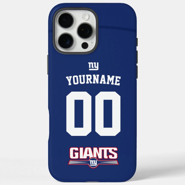 Personalisiert Giants Jersey American Football Case-Mate iPhone Hülle (Rückseite)