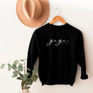 Personalisiert Gigi Oma Sweatshirt