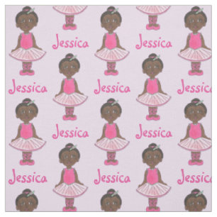 Personalisiert Girl Ballerina Pink Tutu Ballett Ta Stoff