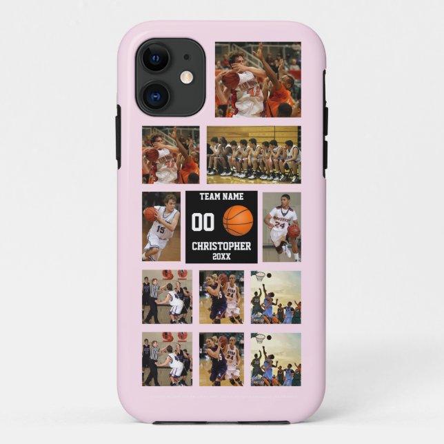 Personalisiert Girl Basketball Case-Mate iPhone Hülle (Rückseite)